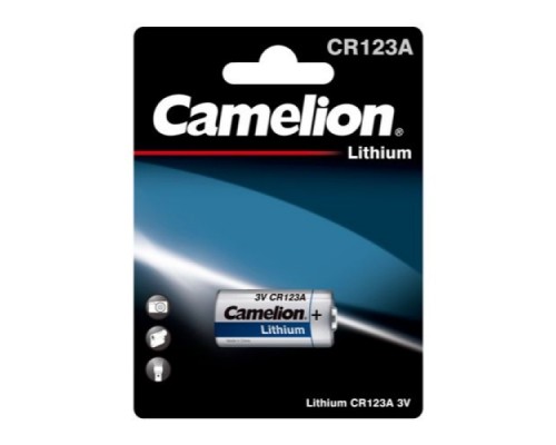Pile CR123A Lithium 3 volts Camelion